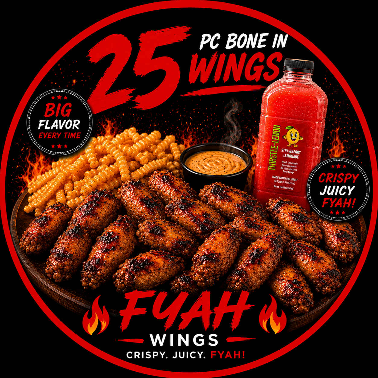 25 PC COMBO BONE IN